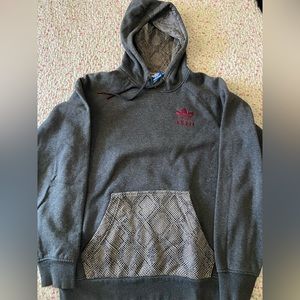 Gray ADIDAS hoodie